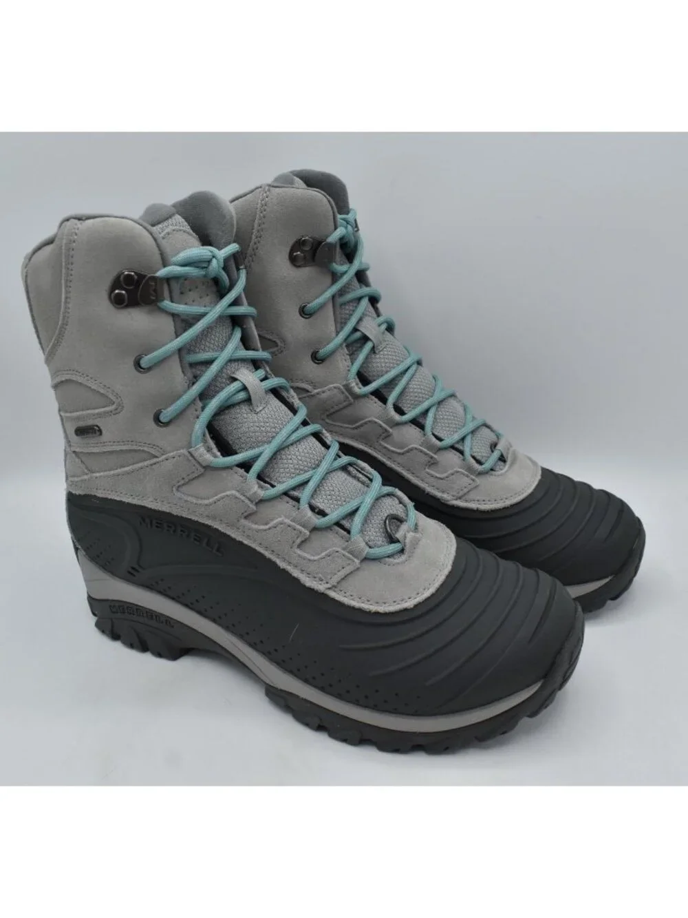 Merrell Womens 8.5 Thermo Frosty Tall Shell WP Insulated Paloma Suede Snow Boots